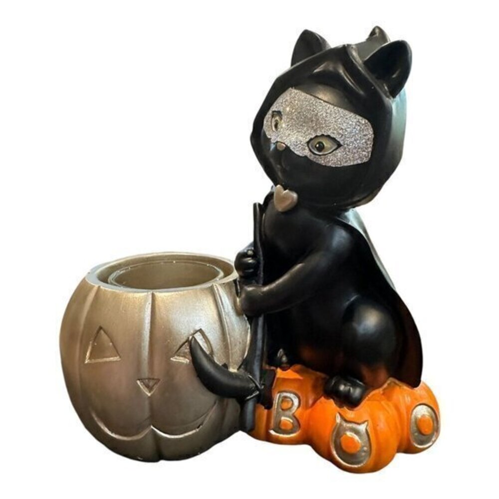 Yankee‎ Candle Boney Bunch SOPHIA MASK Black Cat Halloween New SOLD OUT - Picture 4 of 13